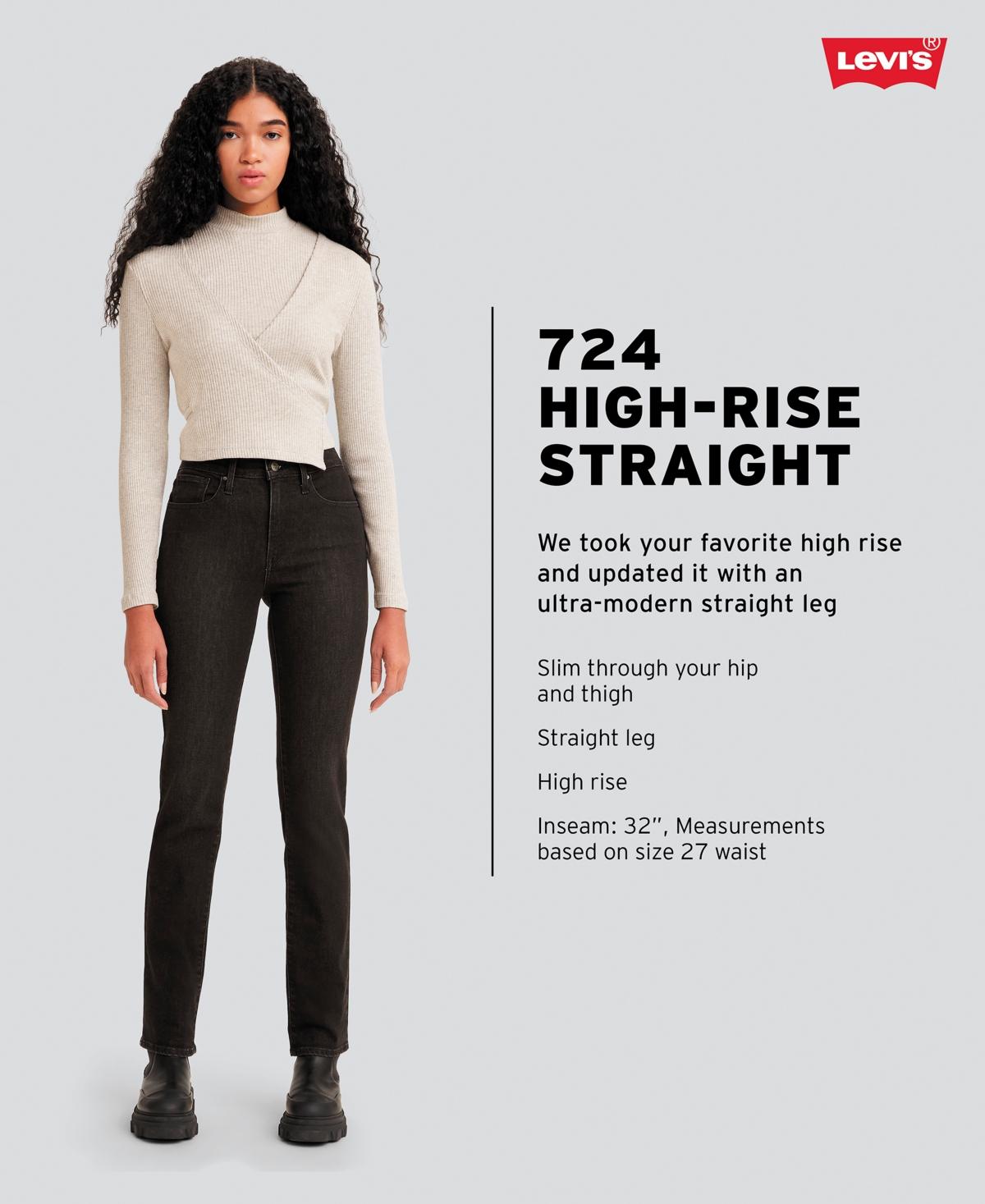Shop Levi's Women's 724 Straight-leg Jeans In Control The Damage