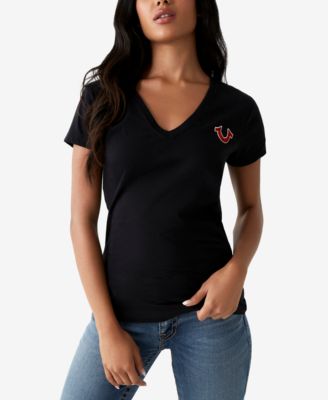 True Religion - Women's Buddha-Graphic Cotton T-Shirt