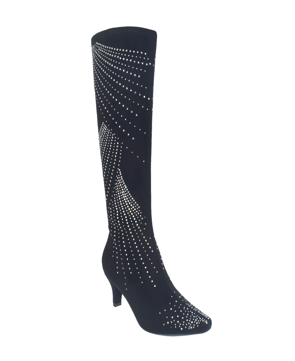 Women's Namora Sparkle Stretch Knee High Boots - Black