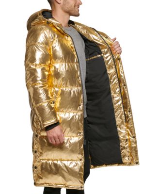 Men's Quilted Extra Long Parka Jacket, Created for Macy's