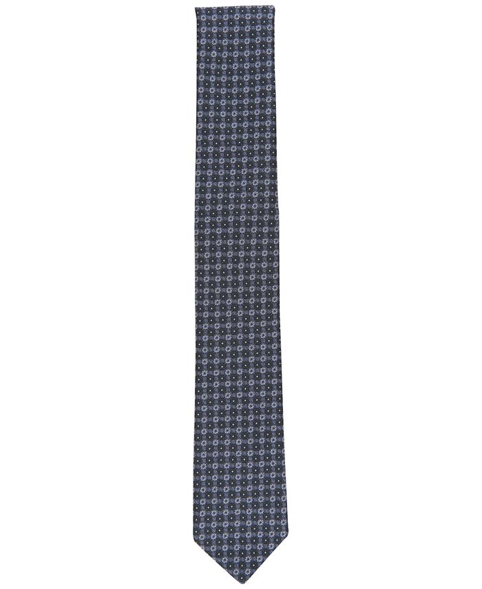Bar III Men's Daisey Skinny Floral Neat Tie, Created for Macy's - Macy's