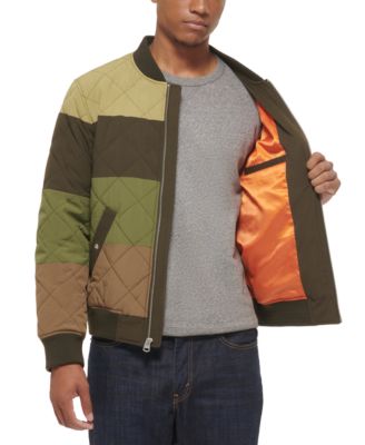 Men's Quilted Fashion Bomber Jacket