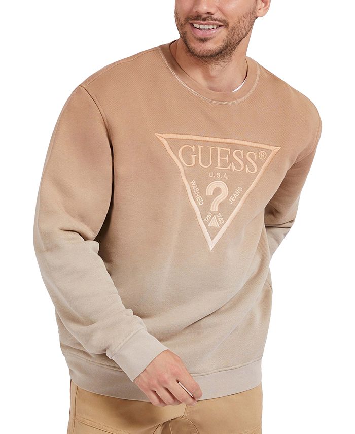 GUESS Men's Ombre Oversized Pullover - Macy's
