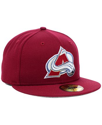 Colorado Avalanche 59FIFTY New Era Fitted Hats (GRAY BLACK RADIANT