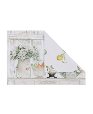 French Pears Set of 4 Placemats, 13" x 19"
