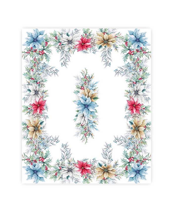 Laural Home Glad Tidings Tablecloth, 70" x 84" Macy's