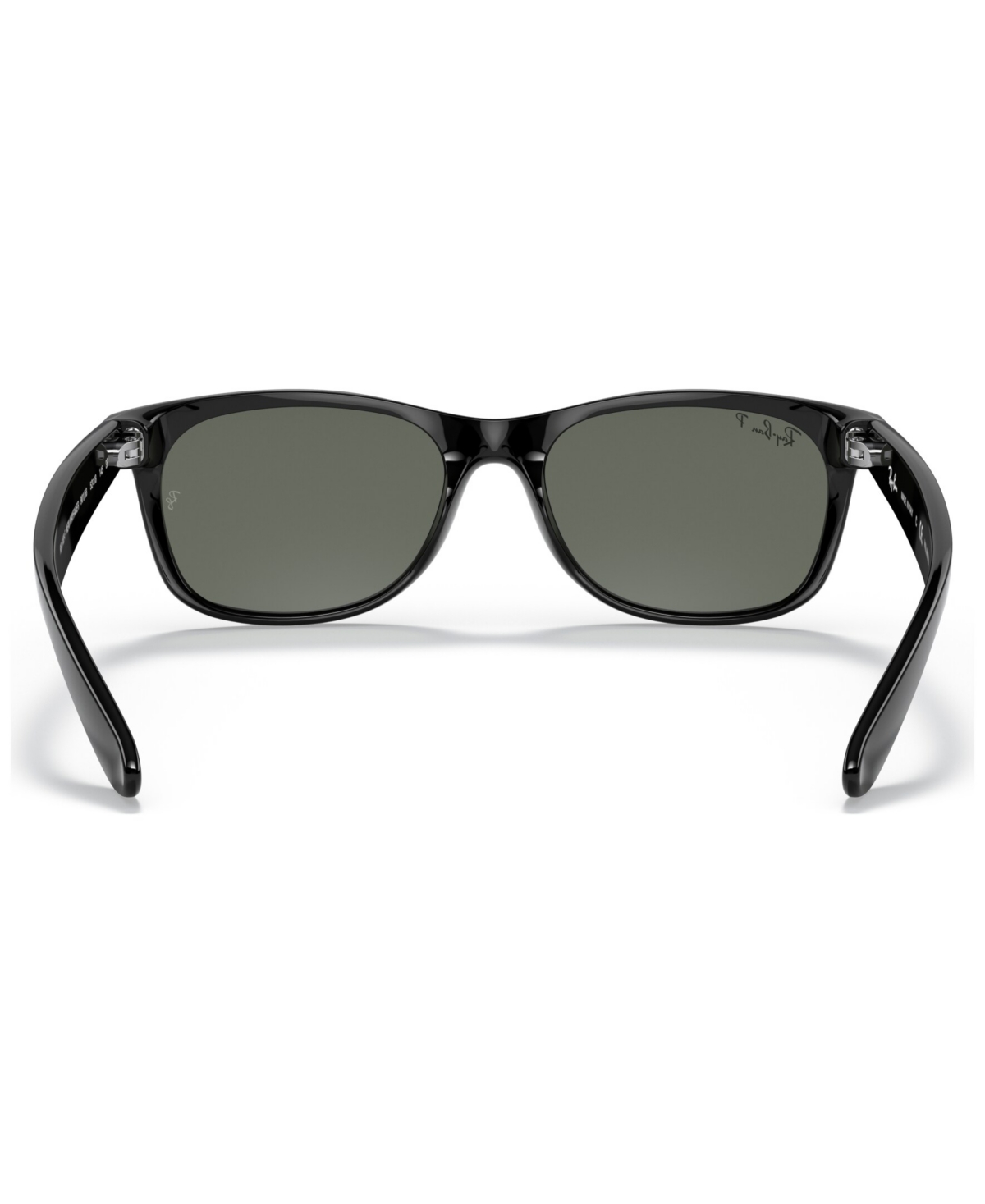 Ray Ban Unisex Polarized Low Bridge Fit Sunglasses, Rb2132f New Wayfarer Classic 55 In Black