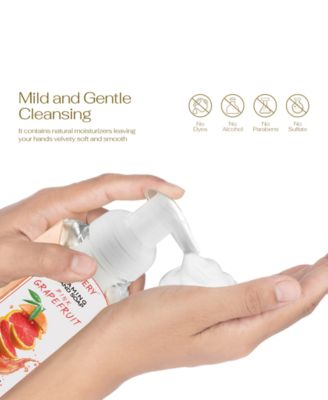 Hand Foaming Soap in Citrus Blend, Lemon, Orange, Lime, Pink Grapefruit, Moisturizing Hand Soap - Hand Wash Set, 5 Piece