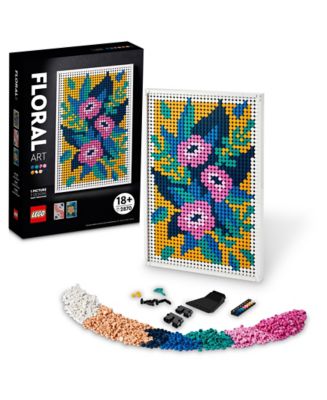 LEGO® ART Floral Art 31207 Building Set, 2870 Pieces - Macy's