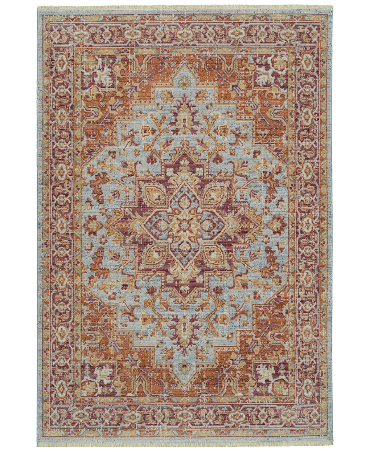 Kaleen Rila ILA01 7'10in x 10'10in Area Rug - Mist