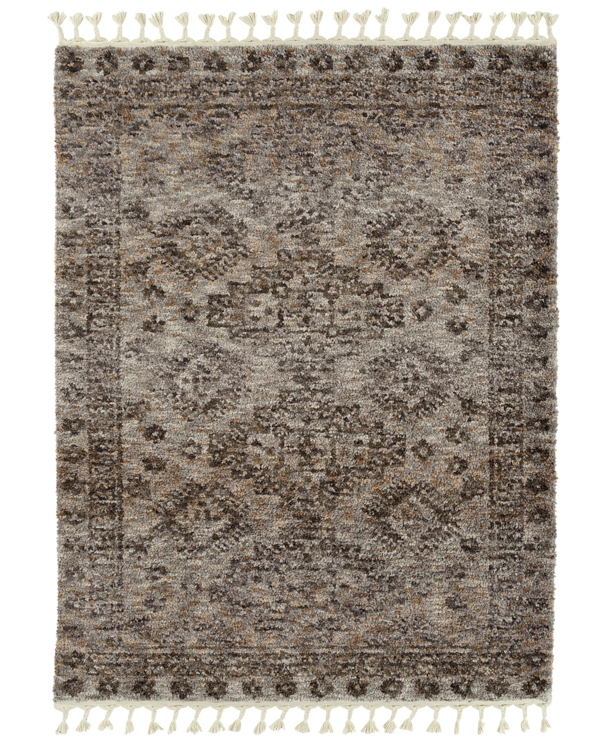 Kaleen Duna DUN02 5'3in x 7'3in Area Rug - Gray