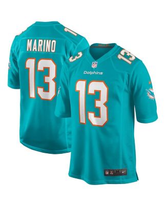 Men's Dan Marino Aqua Miami Dolphins Game Retired Player Jersey
