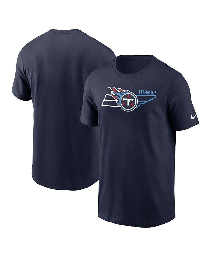Nike Men s Navy Tennessee Titans Essential Local Phrase T shirt