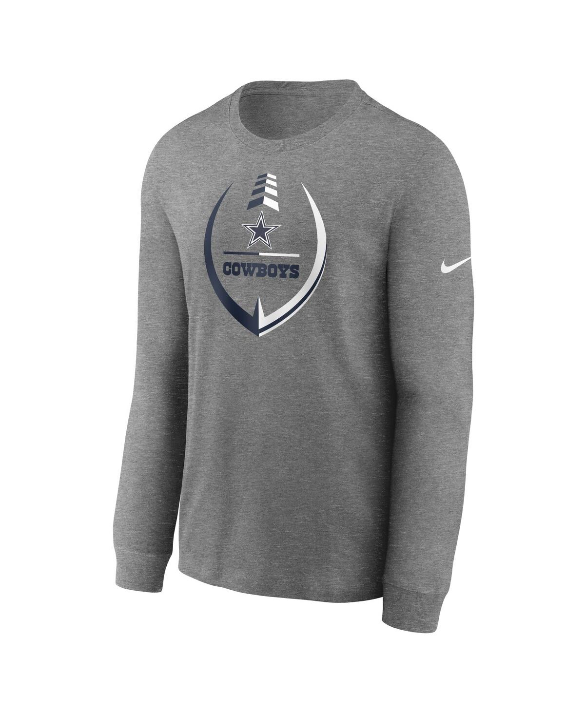 Nike Men's Dallas Cowboys Legend Logo Grey T-Shirt - Each