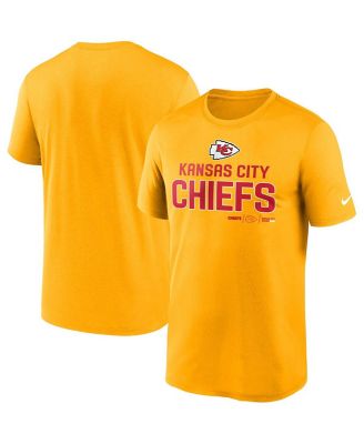 Men s Nike Gold Kansas City Chiefs Legend Community Performance T shirt Macy s