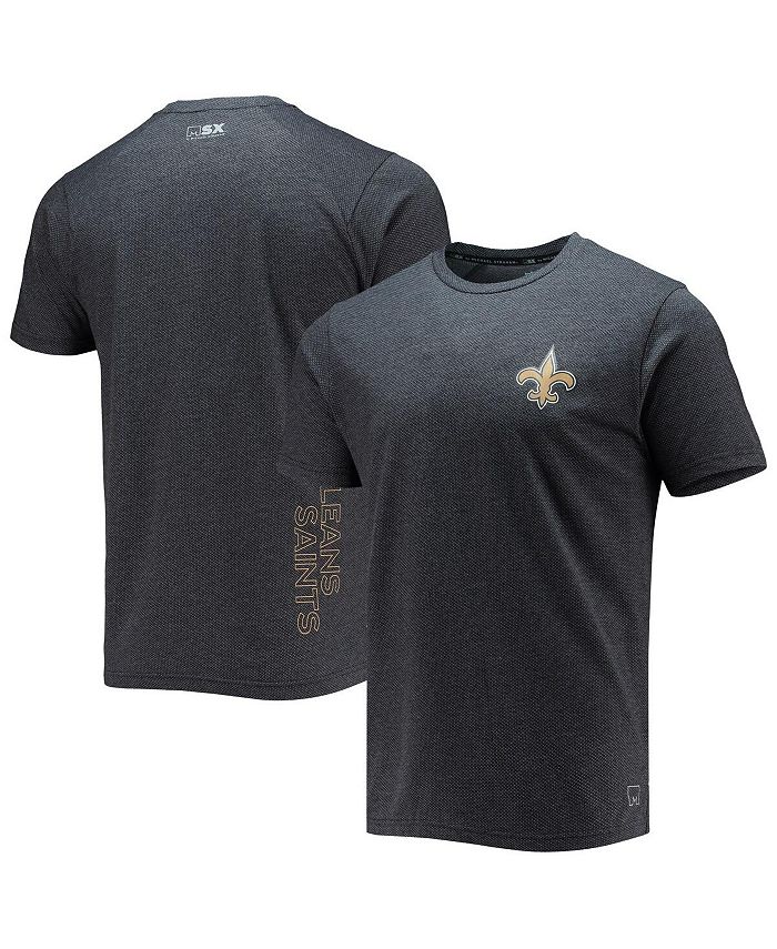 Msx By Michael Strahan Mens Black New Orleans Saints Motivation Performance T Shirt Macys 