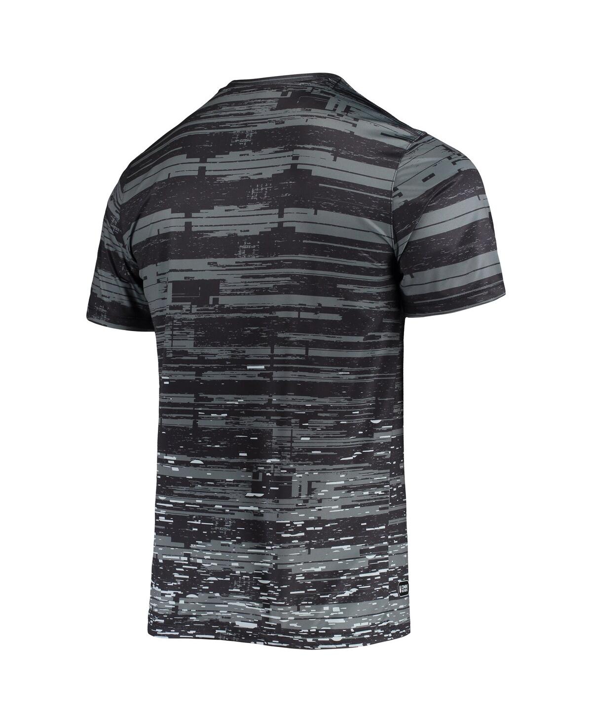 NEW ERA MEN'S NEW ERA BLACK LAS VEGAS RAIDERS COMBINE AUTHENTIC SWEEP T-SHIRT 