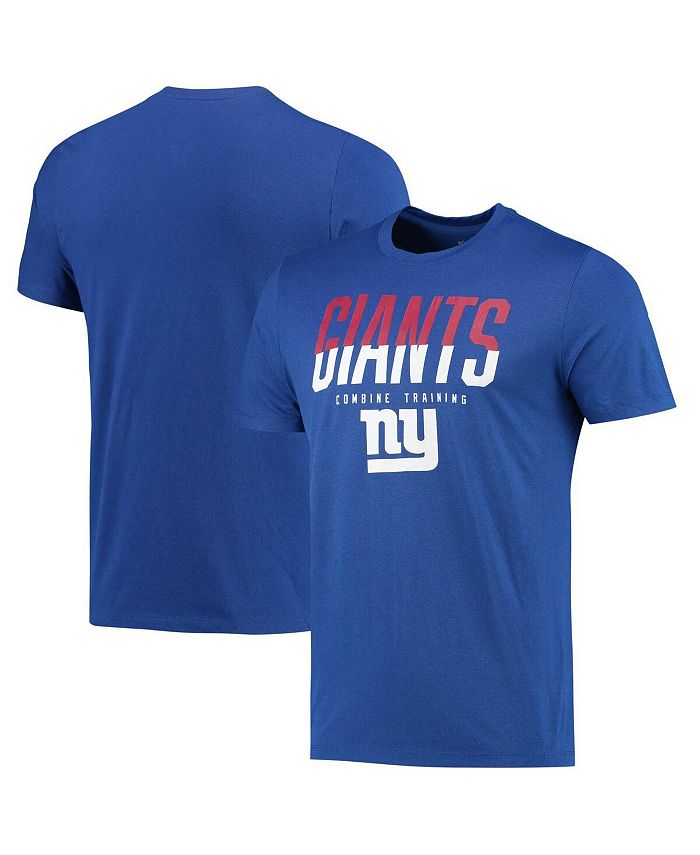 New Era Men's Royal New York Giants Combine Authentic Big Stage Tshirt