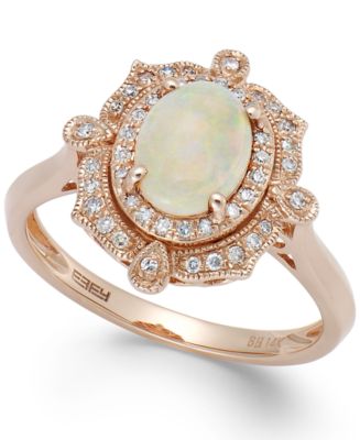 Aurora by EFFY Opal (5/8 ct. t.w.) and Diamond (1/6 ct. t ...