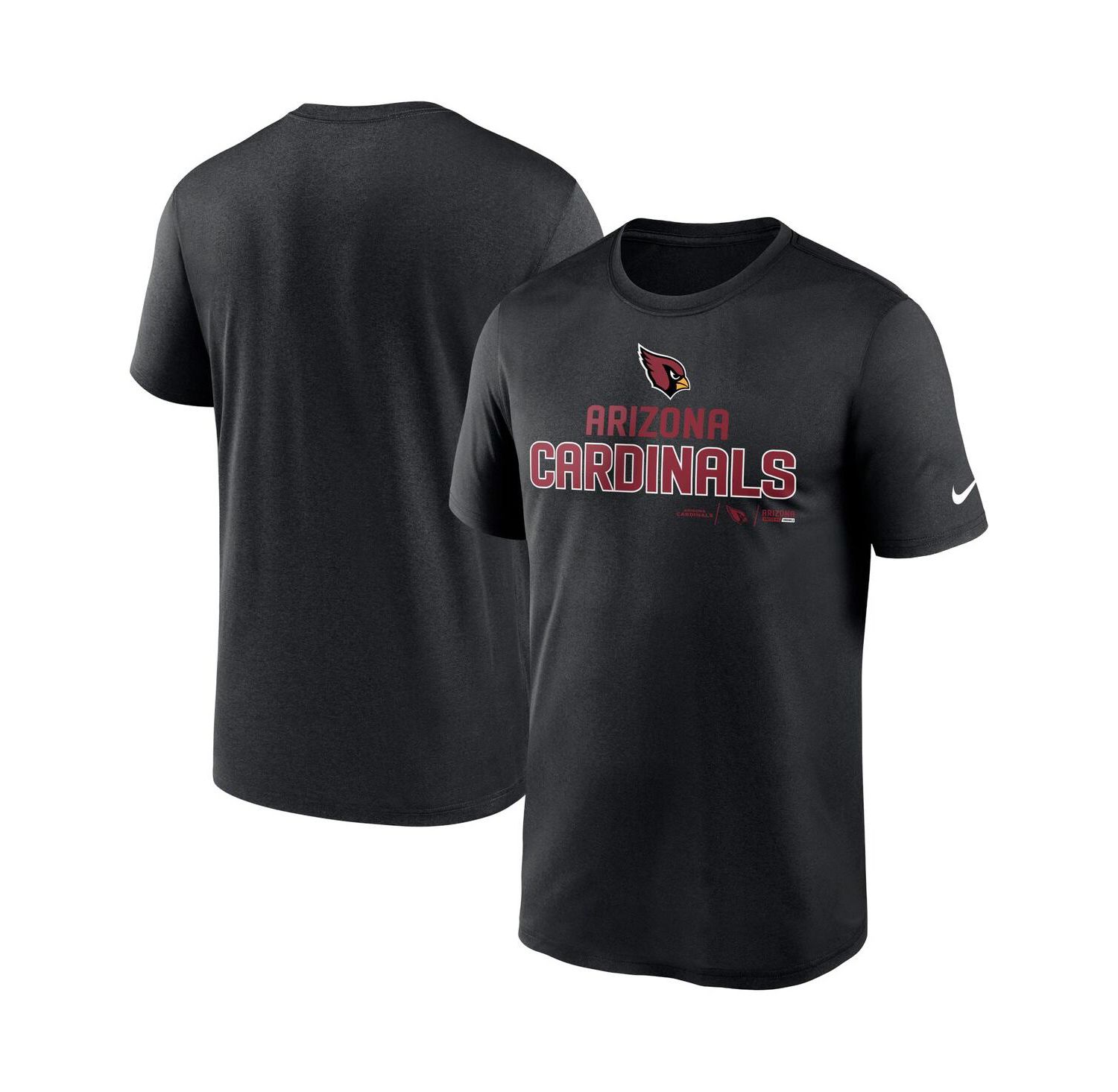 Men's Black Arizona Cardinals Legend Community Performance T-shirt