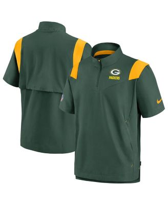 Men's Green Green Bay Packers Coaches Chevron Lockup Pullover Top