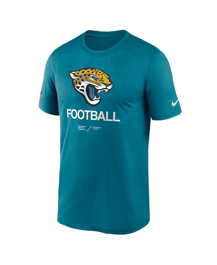 Nike Men's Teal Jacksonville Jaguars Infographic Performance T-shirt ...