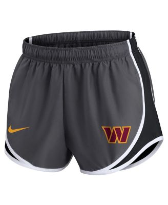 Women's Charcoal Washington Commanders Logo Performance Tempo Shorts