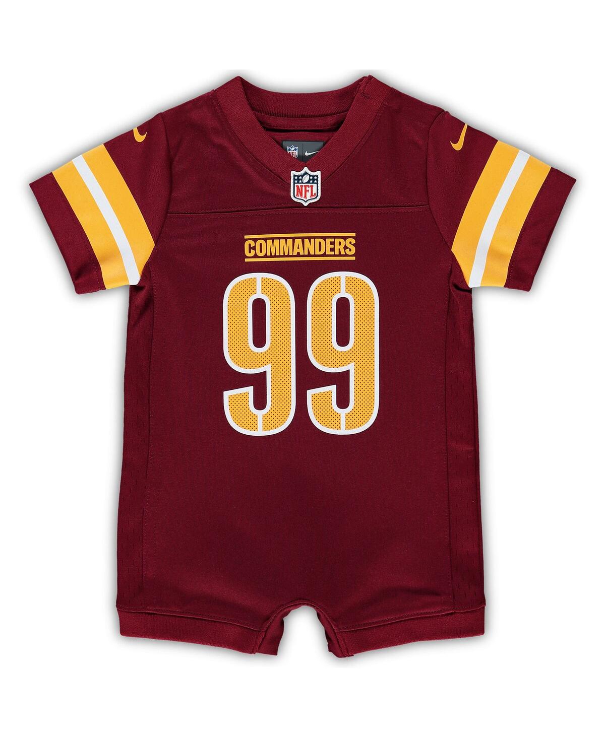 Newborn and Infant Boys and Girls Nike Chase YoungWashington Commanders Game Romper Jersey - Burgundy