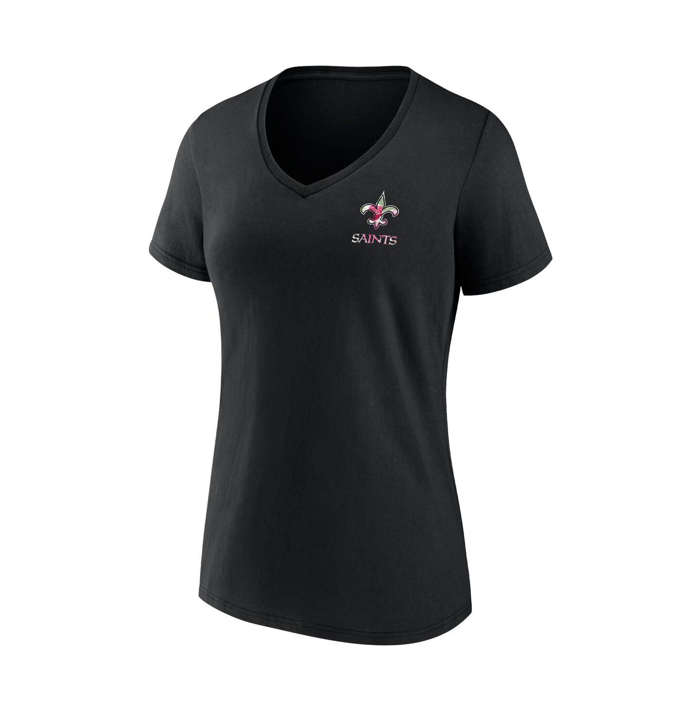 Женская футболка Fanatics Black New Orleans Saints Team Mother's Day V-Neck — фото 3