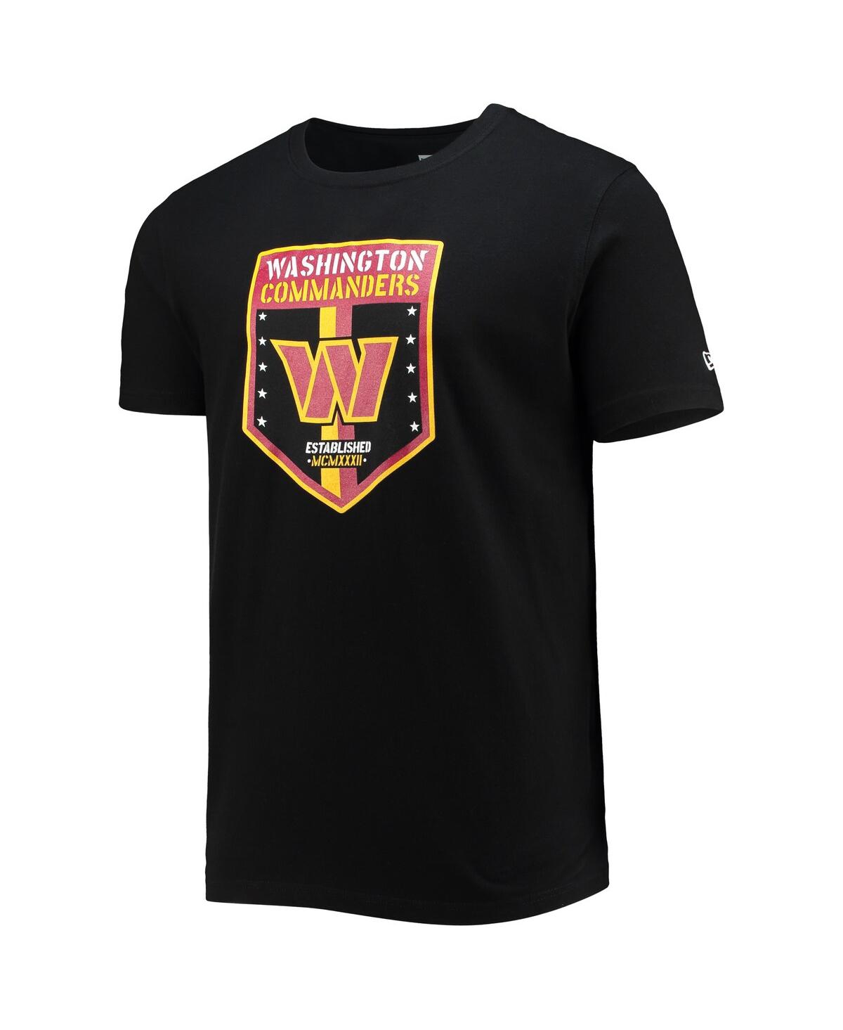 Shop New Era Men's  Black Washington Commanders Team T-shirt