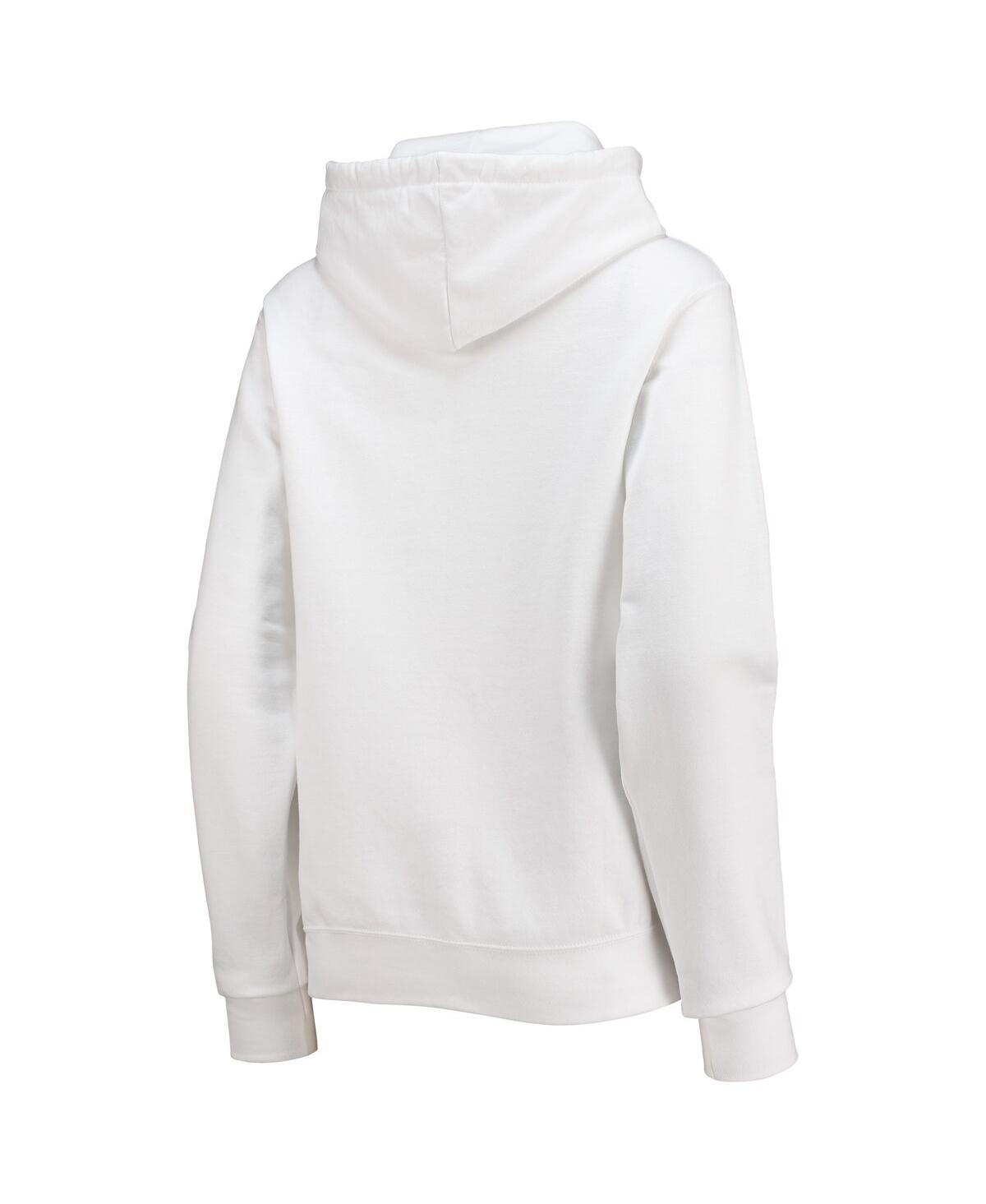 Women's Wear by Erin AndrewsWashington Commanders Fleece Pullover Hoodie - White