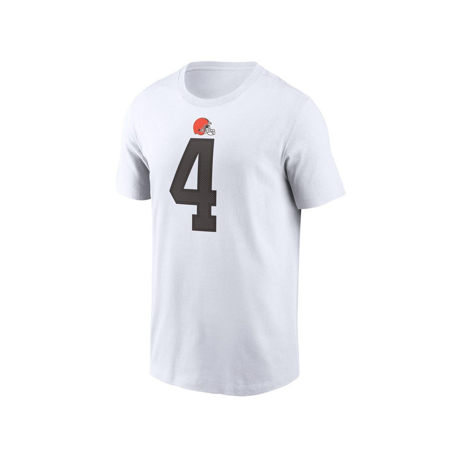 Men's Deshaun Watson White Cleveland Browns Player Name & Number T-shirt