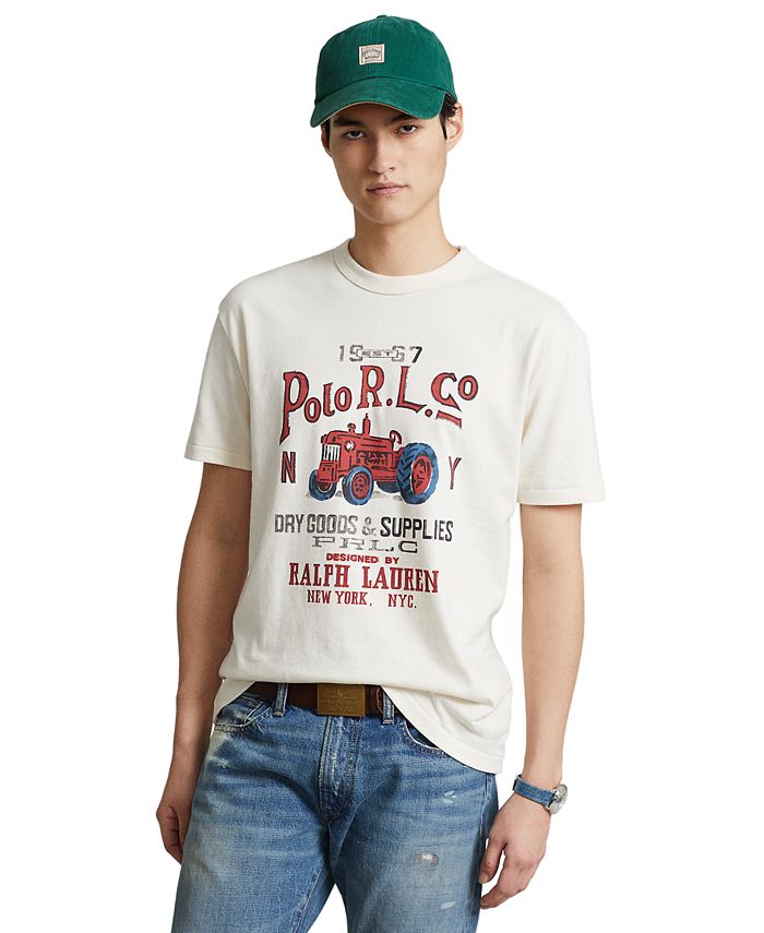 Polo Ralph Lauren Men's Classic-Fit Jersey Graphic T-Shirt & Reviews - T- Shirts - Men - Macy's