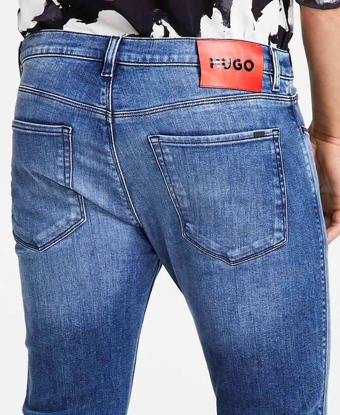 HUGO Men's TaperedFit Stretch Jeans Macy's