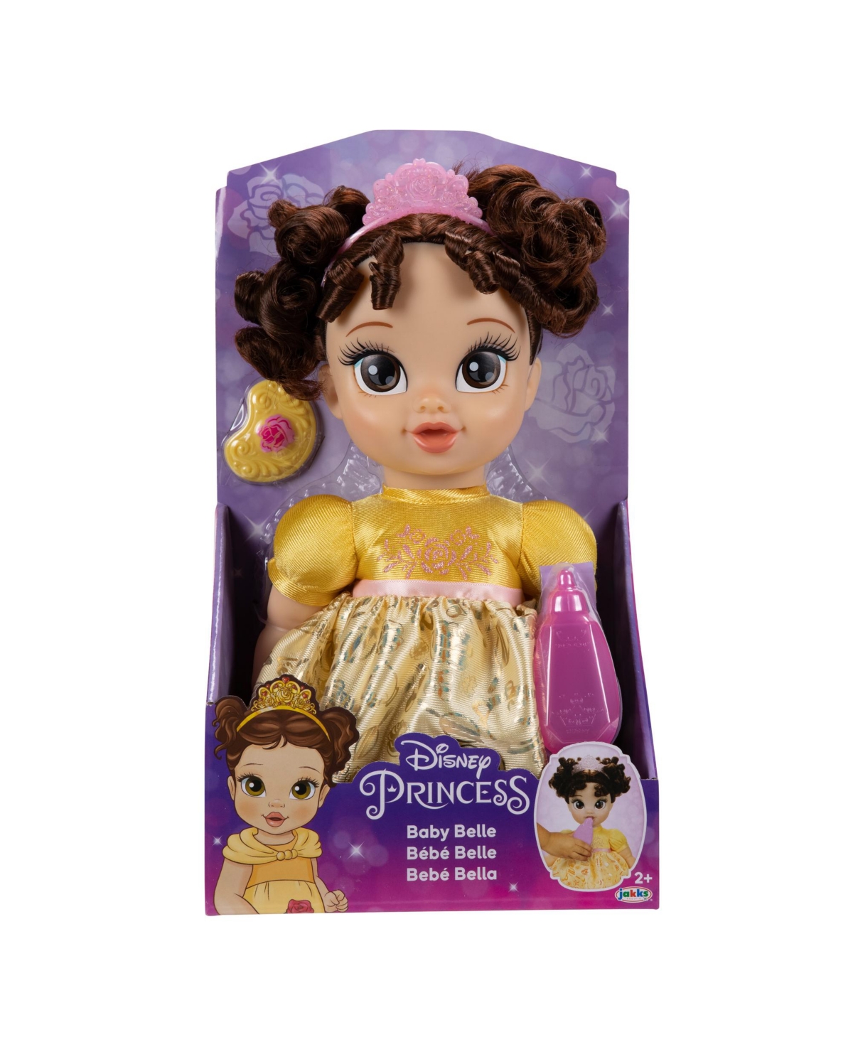 Disney Princess Kids' Belle Deluxe Baby In Multicolor