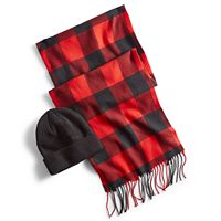 Club Room Men's Beanie & Scarf Set