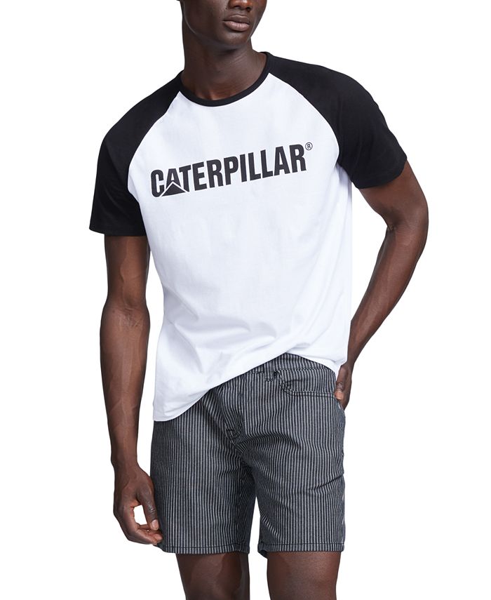 Caterpillar Men's Railroad Stripe Denim Shorts Macy's