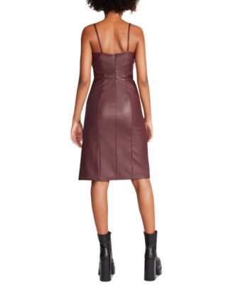 Giselle Faux-Leather Dress 