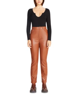 steve madden leather pants