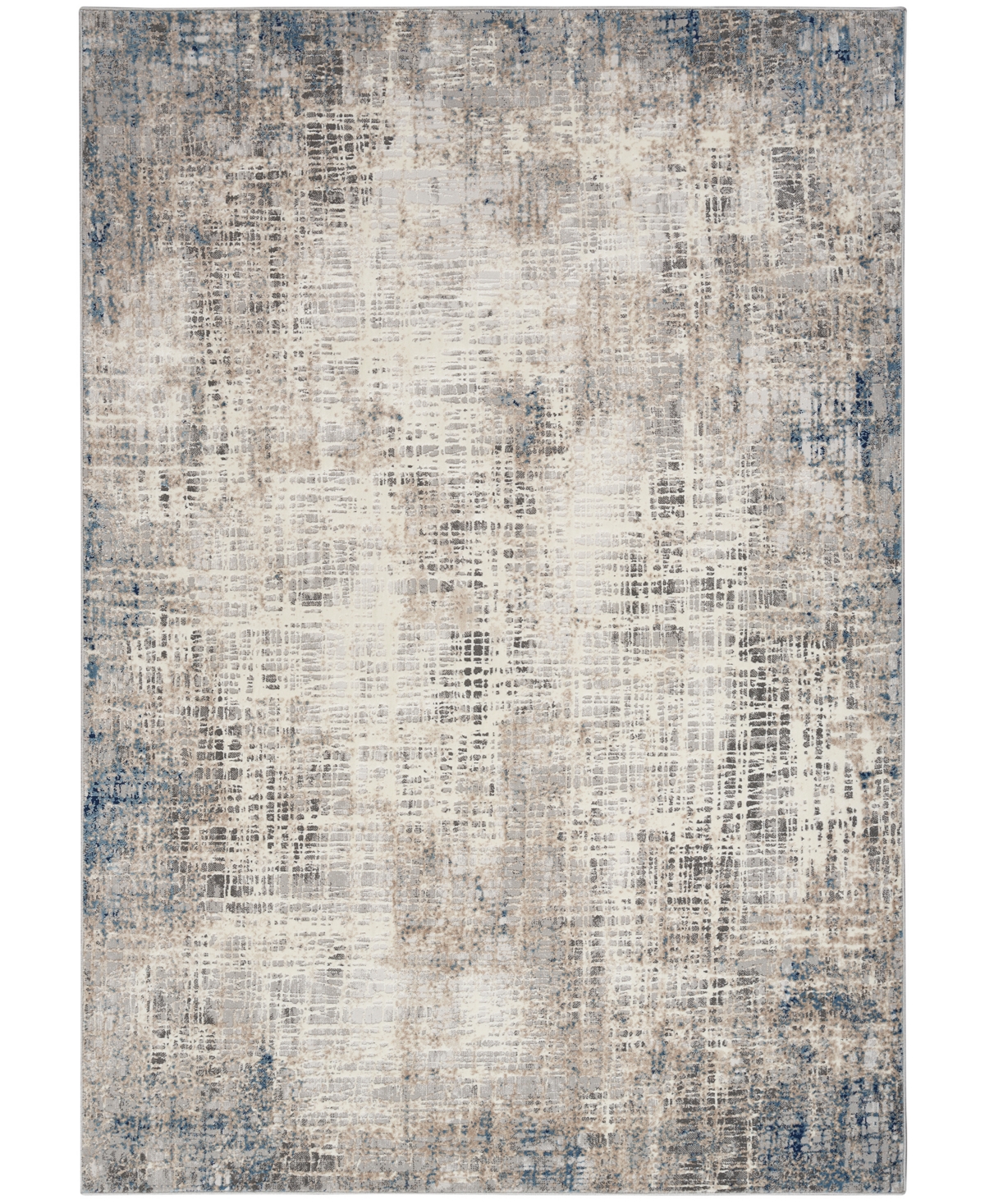 Calvin Klein CK022 Infinity IFN01 5'3in x 7'3in Area Rug - Blue, Multi