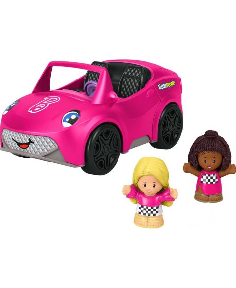 Детские игрушки Fisher Price Fisher-Price Barbie Little People Push-Along Convertible Toy Car, 3-Piece Set