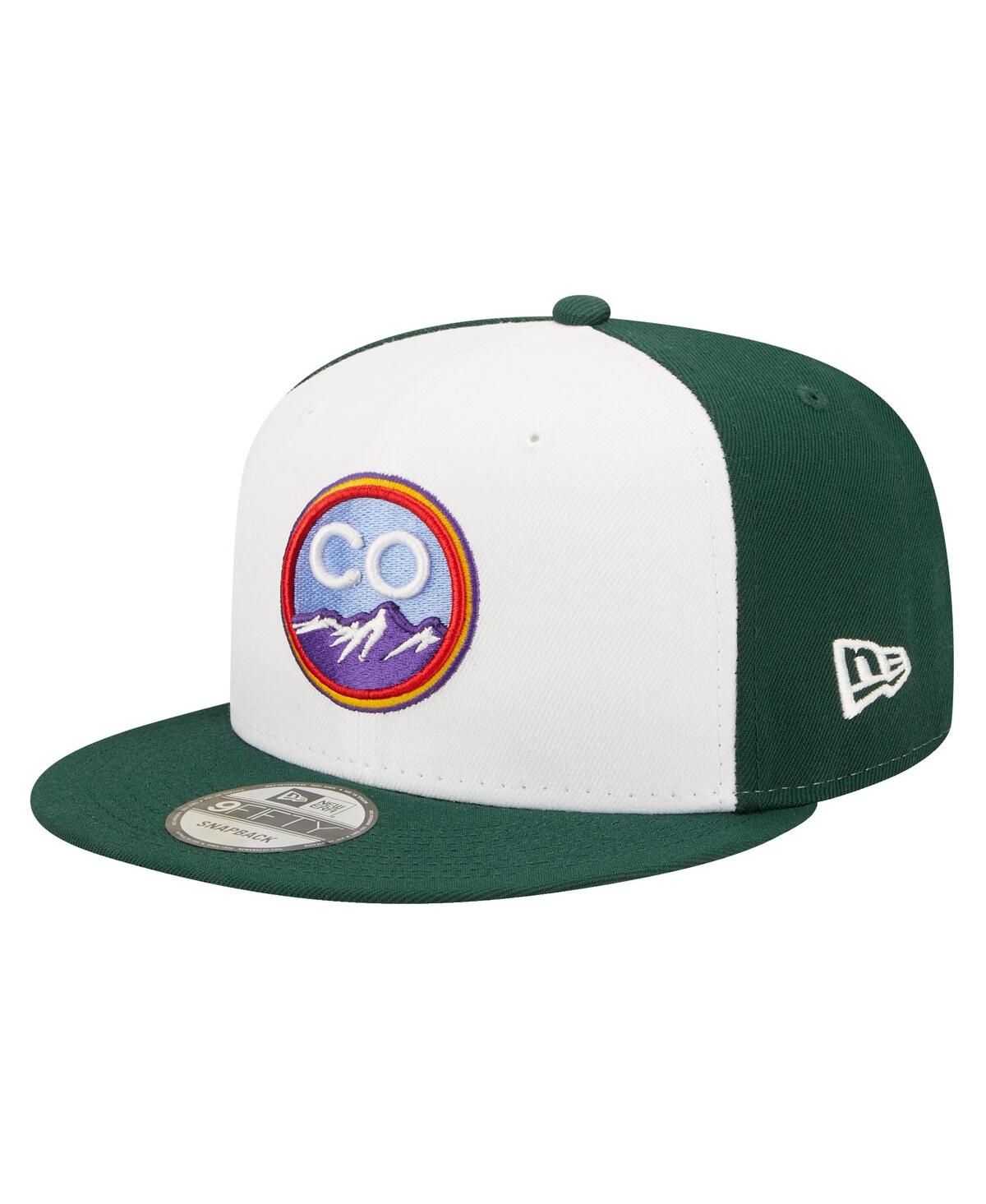 Shop New Era Men's  White Colorado Rockies City Connect 9fifty Snapback Adjustable Hat