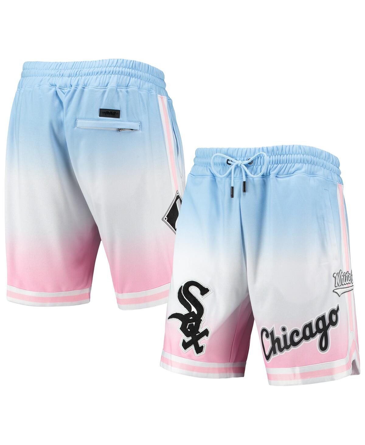 Shop Pro Standard Men's  Blue, Pink Chicago White Sox Team Logo Pro Ombre Shorts In Blue,pink