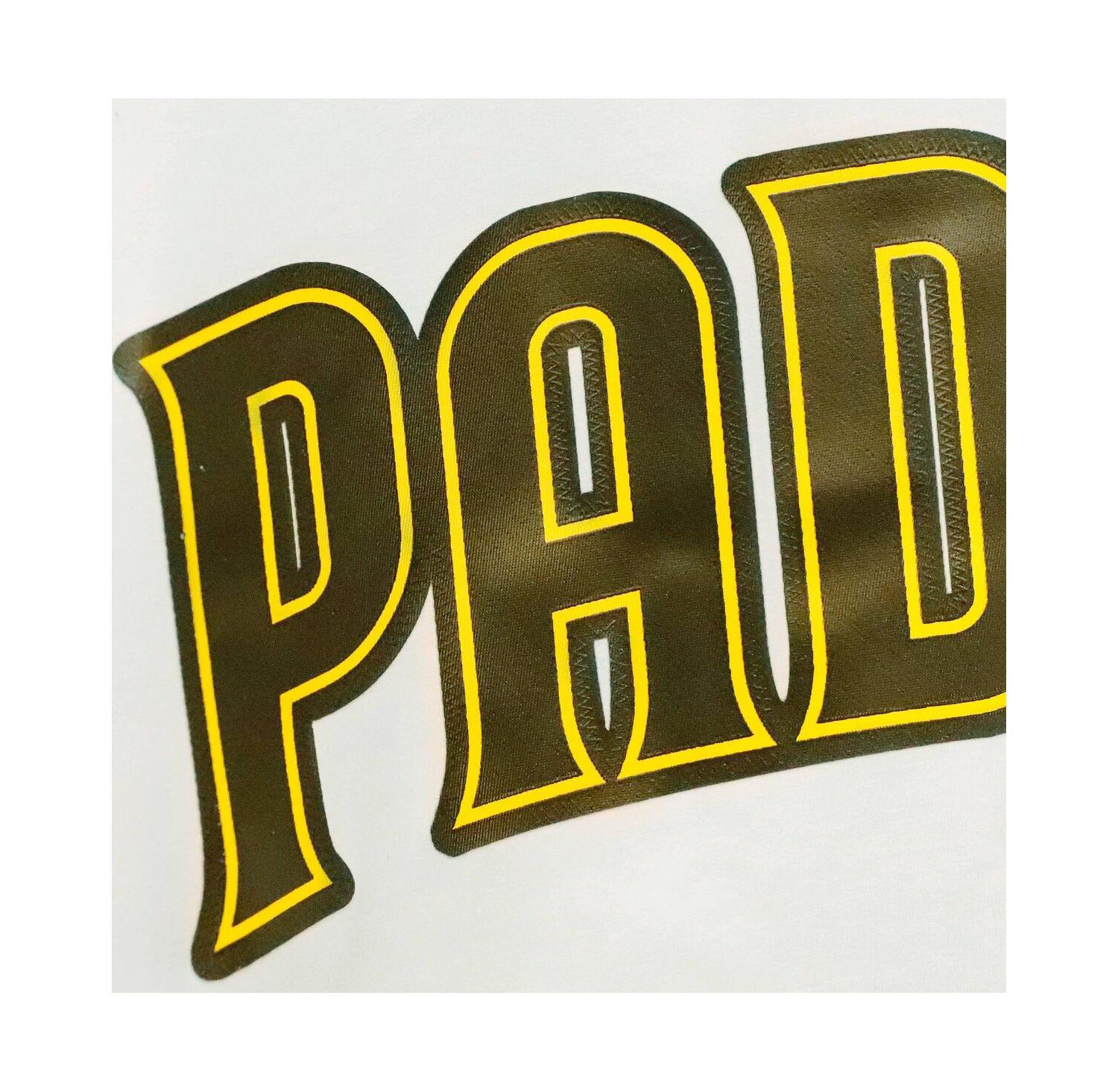 Men's White San Diego Padres Taping T-shirt