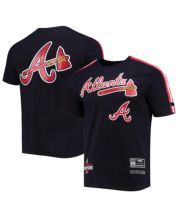 Men's Fanatics Branded Red Atlanta Braves Official Team Wordmark T-Shirt Size: 4XL
