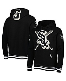 Men's Black Chicago White Sox Mash Up Logo Pullover Hoodie