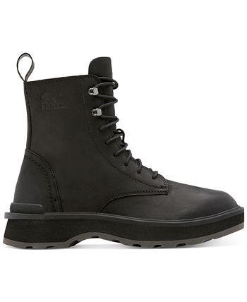 Sorel Women s Hi Line Lace Up Mid Shaft Lug Sole Booties Macy s