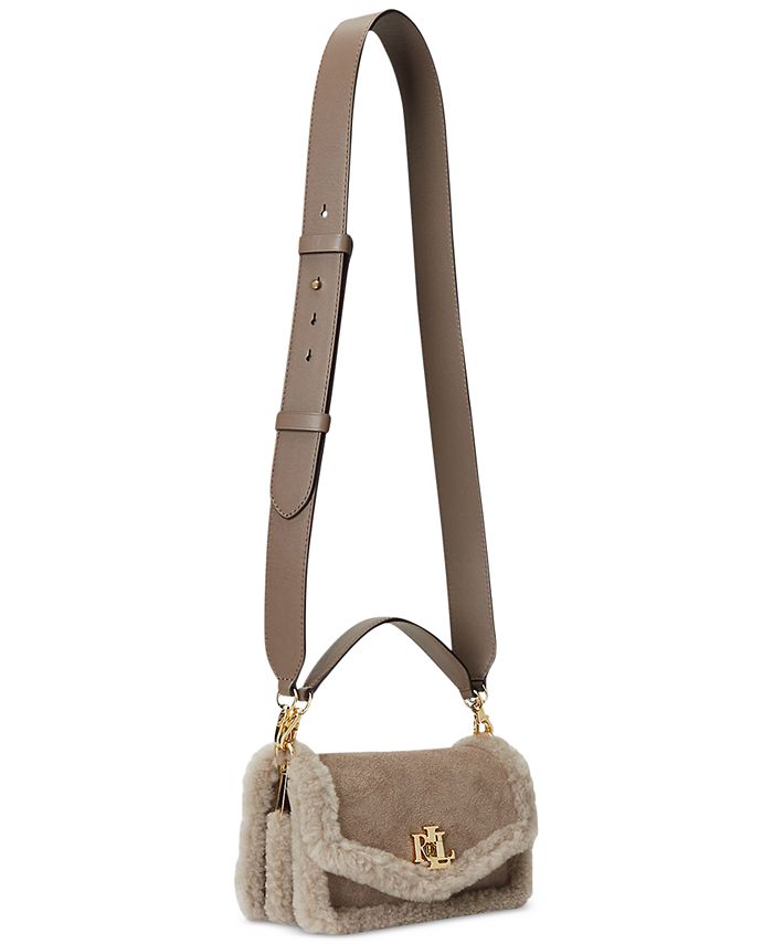 Lauren Ralph Lauren Suede Small Tayler Crossbody Bag Macy's