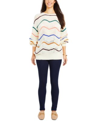 Women's Motherhood Over the Belly Stretch Skinny Jeans