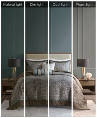 Adeline Paisley Reversible Jacquard 5-Pc. Bedspread Set, Queen